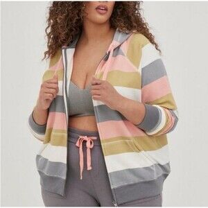 Women's Torrid Size 1 Zipper Hoodie Multi Color